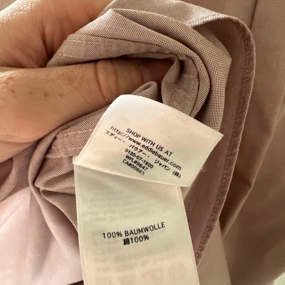 Eddie Bauer light Pink Casual Button Down Shirt - Picture 9 of 9